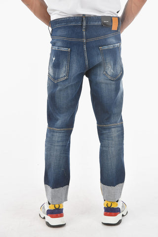 17cm Cuffed Hem SAILOR Distressed Jeans