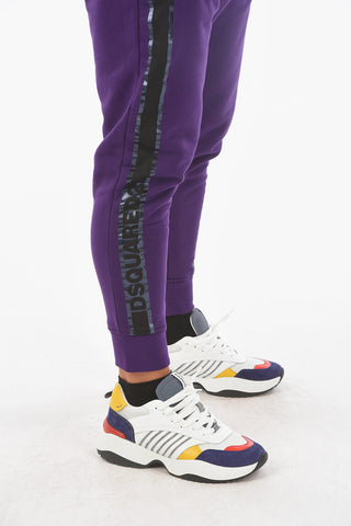 contrasting side band SKI FIT joggers