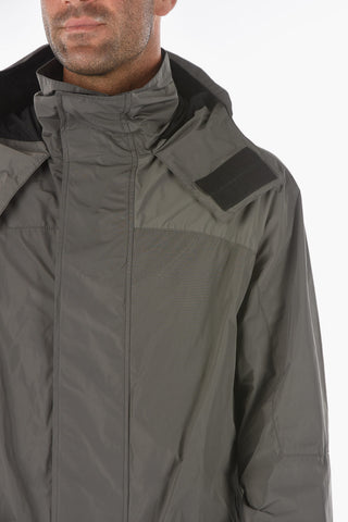 Velcro Fastened Hooded Windbreaker
