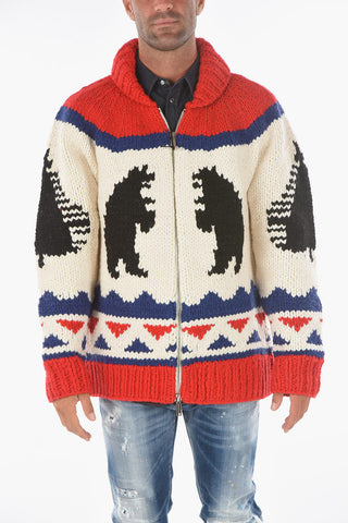 Maglione Crochet con Chiusura a Zip 