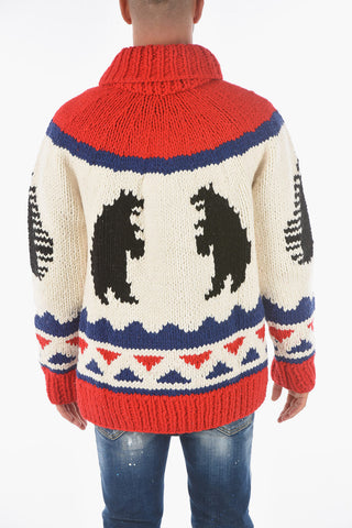 Maglione Crochet con Chiusura a Zip 