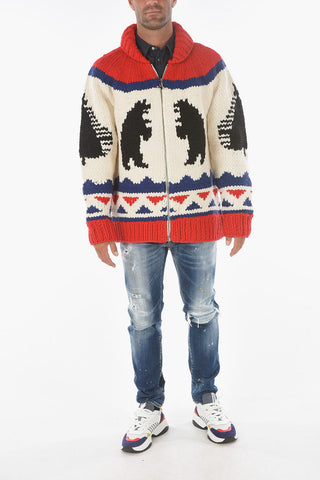 Maglione Crochet con Chiusura a Zip 