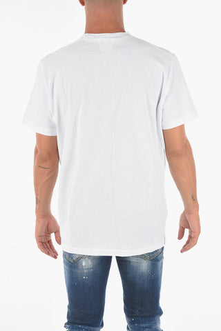 Crewneck T-shirt with Embroidered Logo LOVE YOU DSQUARED2