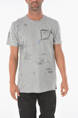 vintage effect CIGARETTE FIT t-shirt