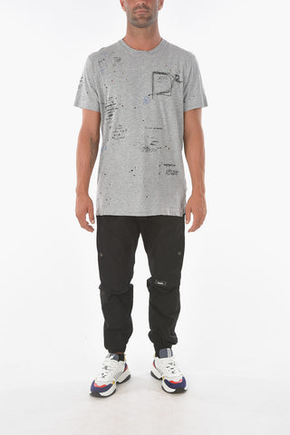 vintage effect CIGARETTE FIT t-shirt