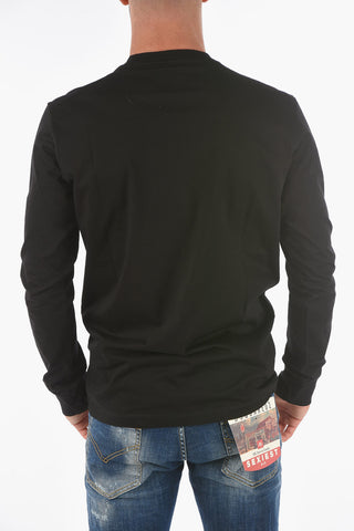 Embossed Logo Long Sleeve COOL FIT T-Shirt
