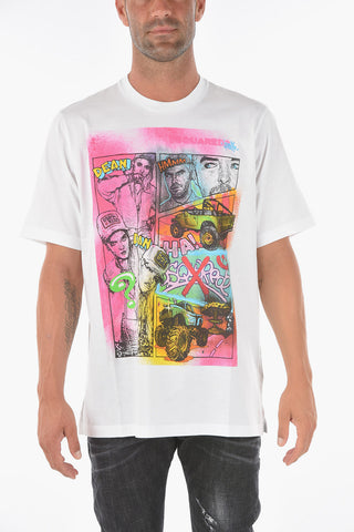 T-Shirt SLOUCH FIT stampata