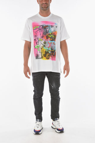 T-Shirt SLOUCH FIT stampata