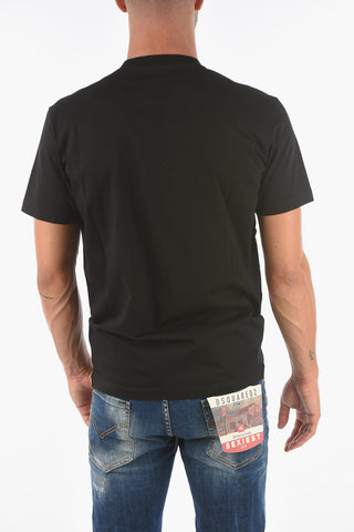 All Over Lettering Printed COOL FIT Crew-Neck T-shirt