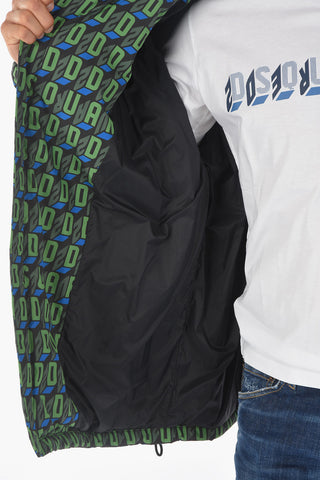 Logoed All Over Jacket with Hood