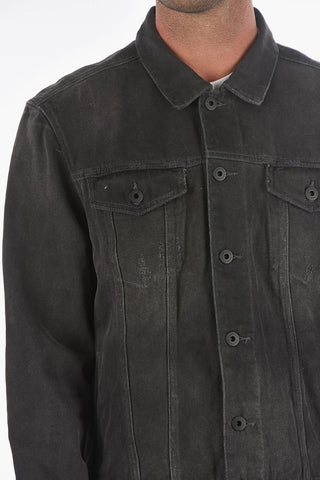 Giubbotto CEREMONY in Denim con Stampe