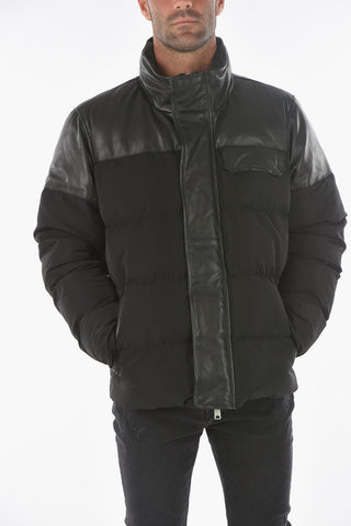 Eco-leather Detail WOODROW Padded Jacket