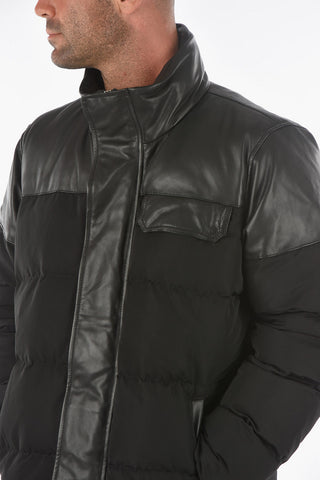 Eco-leather Detail WOODROW Padded Jacket