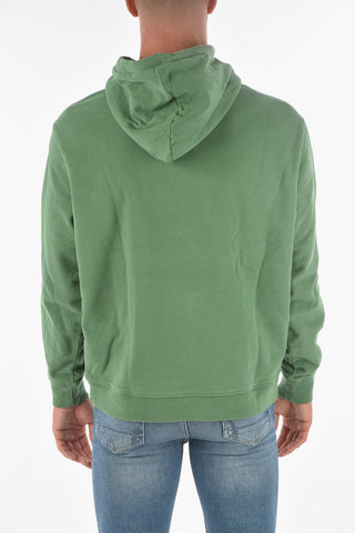 Lettering Printed NINETY Hooded Sweatshirt
