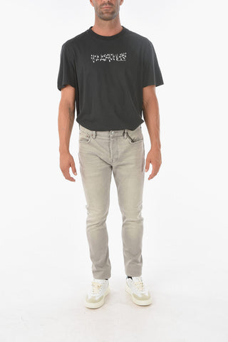Creasing Effect CIGARETTE Skinny Jeans 16cm