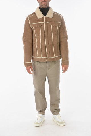 Suede HAYLE Shearling Jacket