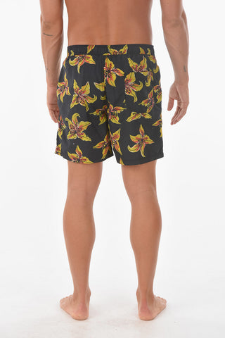 Shorts da Bagno HIBISCUS con Stampa Floreale