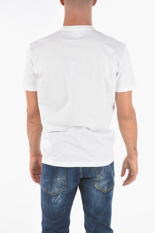 logo printed solid color COOL FIT t-shirt