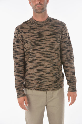 Pullover Girocollo DALI con Motivo Tigrato