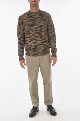 Pullover Girocollo DALI con Motivo Tigrato