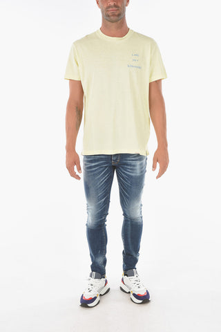front embroidered CIGARETTE FIT t-shirt