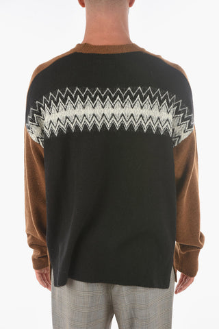 Maglia Girocollo EWAN in Misto Lana Bicolore
