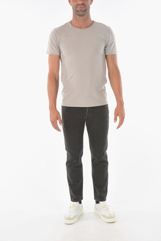 Crew Neck BODEGA Stretch Cotton T-Shirt