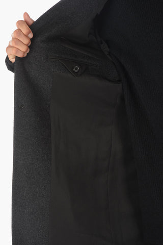 Cappotto 1 Bottone MANOR con Tasche ad Aletta