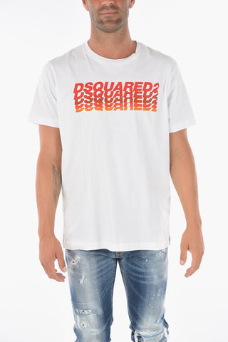 Crew Neck Printed Logo T-Shirt