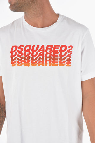 Crew Neck Printed Logo T-Shirt