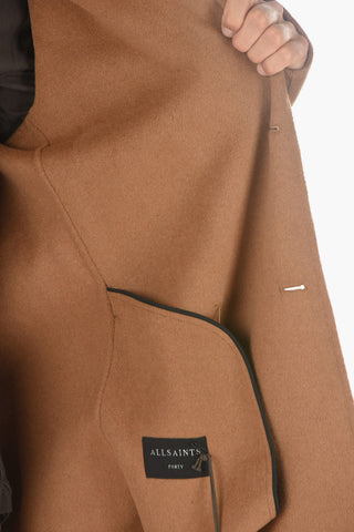 Unlined HANSON Wool Blend Coat