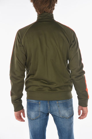 Logoed Side Band CLASSIC RAGLAN FIT Sweatshirt with Zip