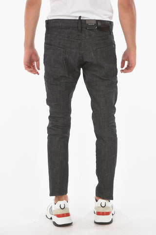 17cm stretch denim TIDY BIKER jeans