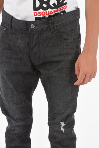 17cm stretch denim TIDY BIKER jeans