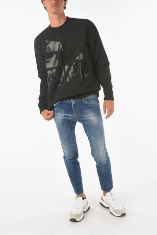 logo printed crew-neck COOL FIT sweatshirt