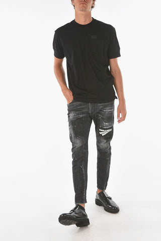 Crew-Neck T-Shirt IBRA FIT with Chest Pocket
