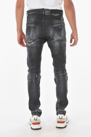 16cm vintage effect stretch denim COOL GUY jeans