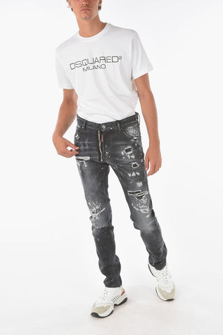 16cm vintage effect stretch denim COOL GUY jeans