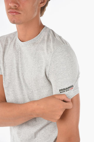 solid color crew-neck t-shirt