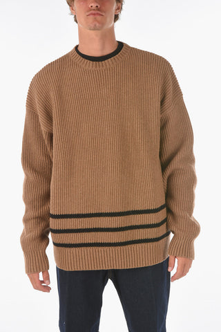 Crew-Neck Sweater with Embroidery