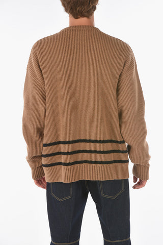 Crew-Neck Sweater with Embroidery