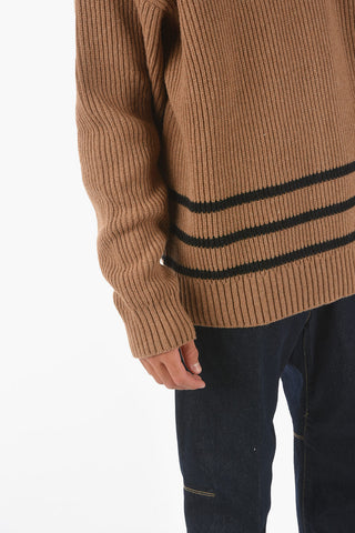 Crew-Neck Sweater with Embroidery