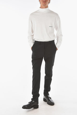 Virgin Wool Stretch SKINNY DAN FIT Pants