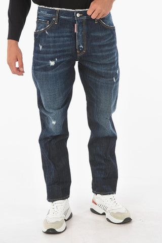 20cm frayed waist WORK WEAR COMBAT jeans