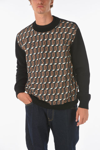 Maglia Girocollo con Logo All Over