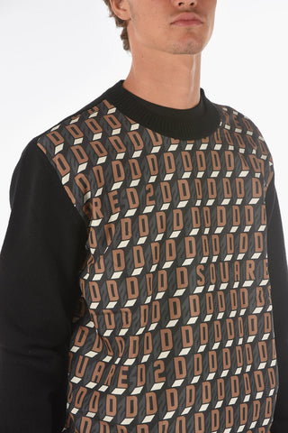 Maglia Girocollo con Logo All Over