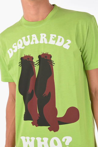 T-Shirt girocollo COOL FIT con maxi stampa frontale