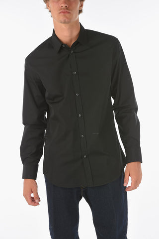 solid color classic collar shirt