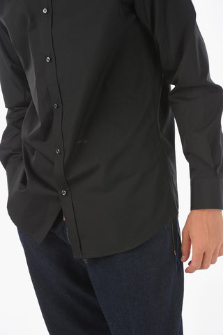 solid color classic collar shirt