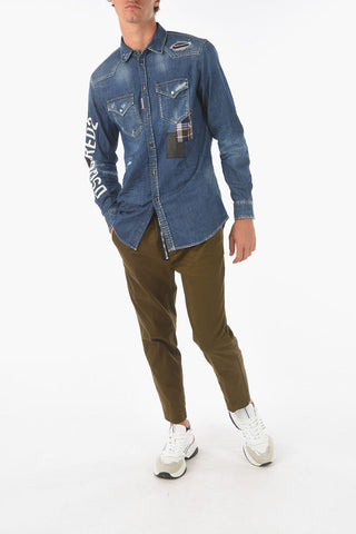 4 Pockets DAN ELASTIC FIT Pants with Drawstring on the Waist